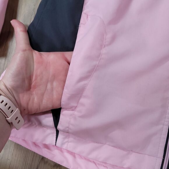 💜Danskin Pink Zippered Fleece Lined Track Jacket Medium - Picture 8 of 16